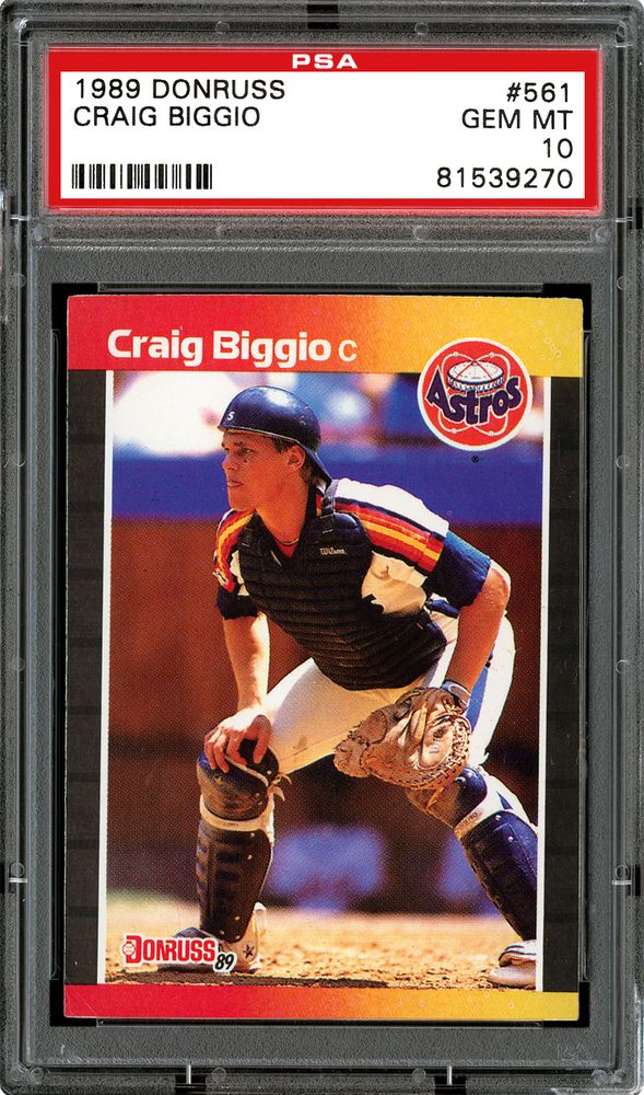 Top Craig Biggio Baseball Cards, Rookies, Prospects, Ranked, Best List