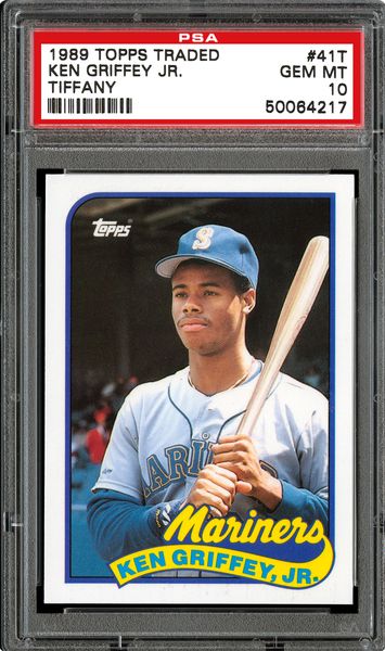 1989 Topps Traded Tiffany Ken Griffey Jr Psa Cardfacts