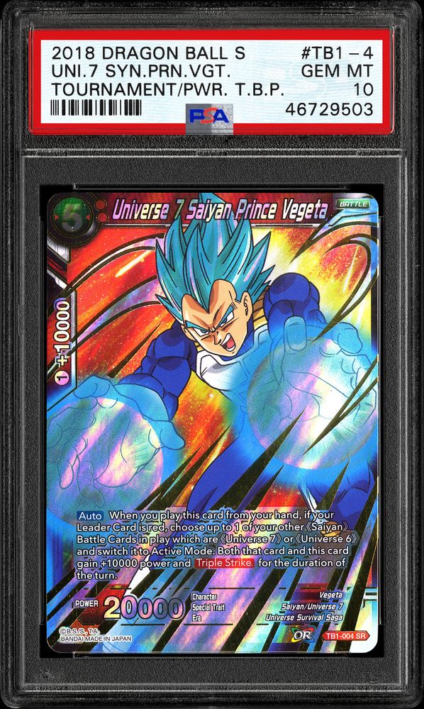 Non Sports Cards 18 Dragon Ball Z Dragon Ball Super Tournament Of Power Themed Booster Pack Psa Cardfacts